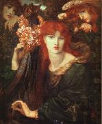 Dante Gabriel Rossetti La Ghirlandata USA oil painting artist